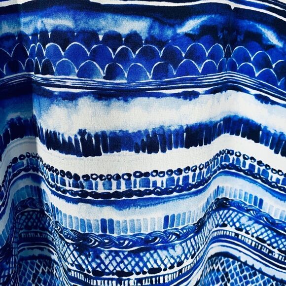 Rory Beca Kingston Silk Tank Blue Small - Picture 3 of 6